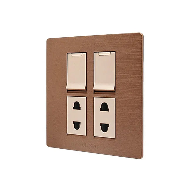 Clopal Pro7 Series 2 switch + 2 socket Outlet Secondary image