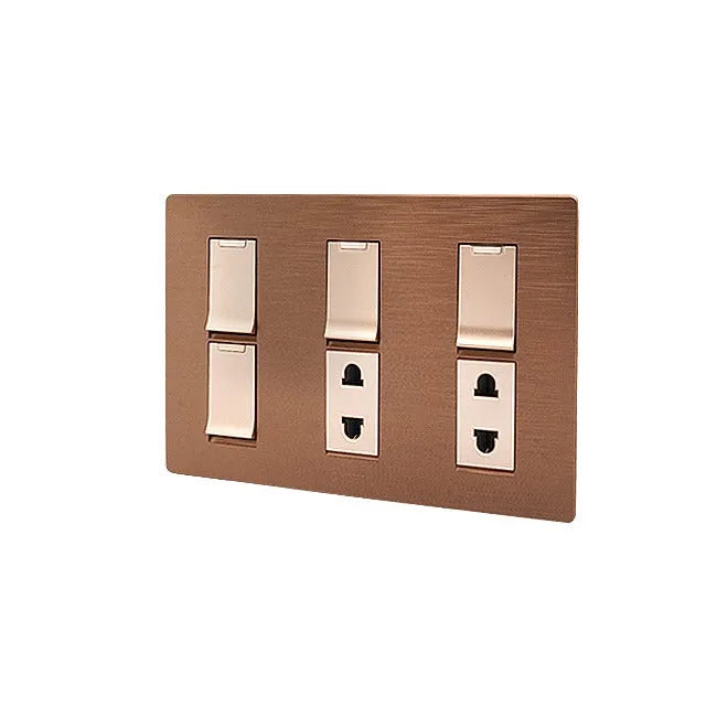 Clopal Pro7 Series 4 switch + 2 socket Outlet Secondary image