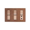 Clopal Pro7 Series 5 switch + 1 socket Outlet