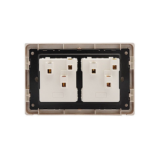 Clopal Series Double 6 in 1 Switch Socket Outlet Price in Pakistan