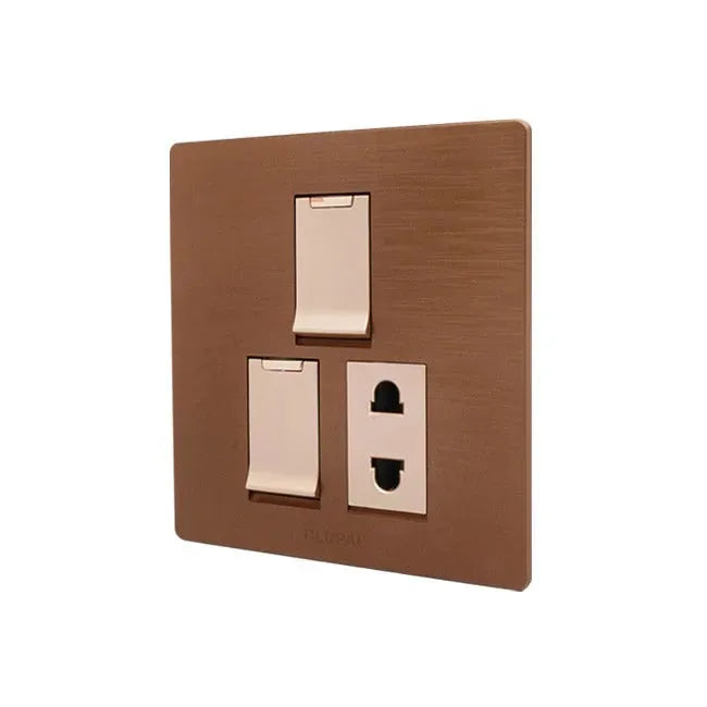 Clopal Pro7 Series 2 switch + 1 socket Outlet Secondary image
