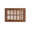 Clopal Pro7 Series 8 switch + 2 socket Outlet