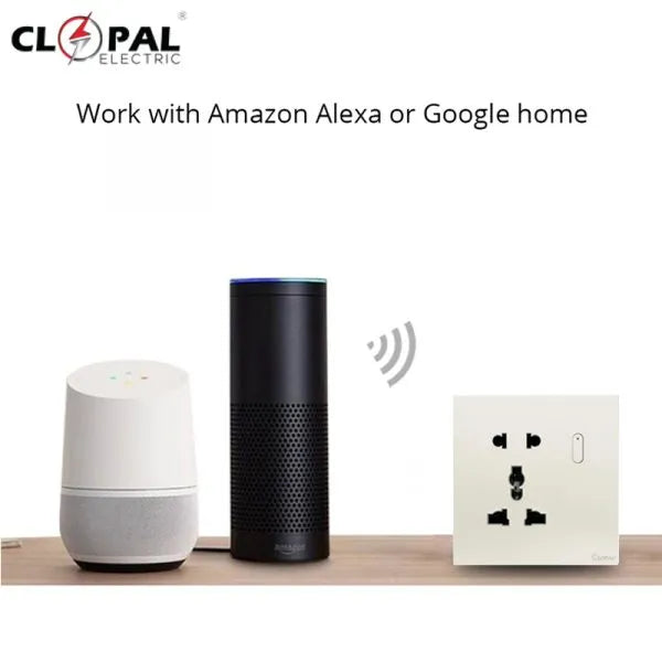 Clopal Smart Universal WIFI Socket Pearl Price in Pakistan
