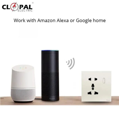 Clopal Smart Universal WIFI Socket Pearl Price in Pakistan