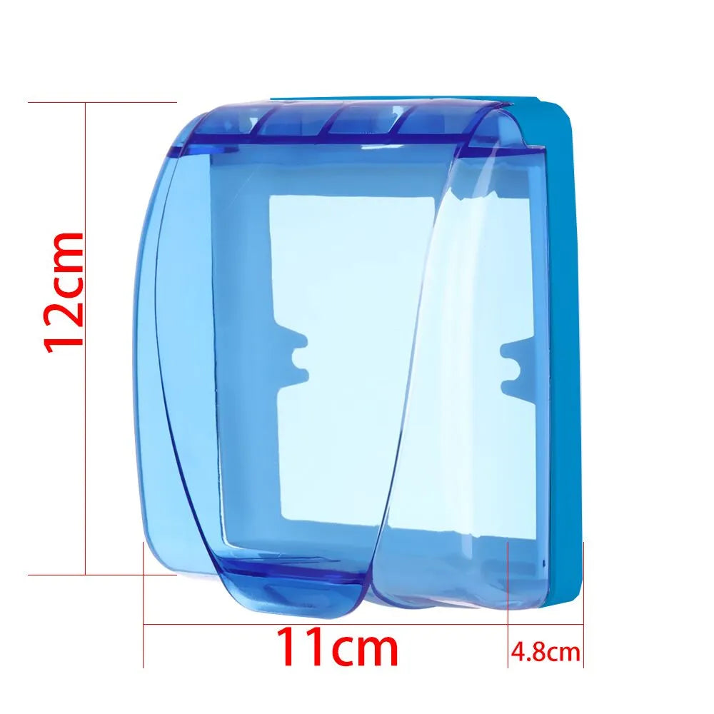 Clopal Waterproof Cover Blue Concealed Switch Box Cover Secondary image