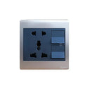 Clopal Thunder Series 2 switch + 2 socket Outlet