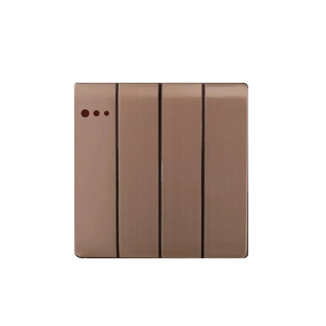 Clopal Golden Metallic 6 switch + 1 Dimmer Outlet Price in Pakistan