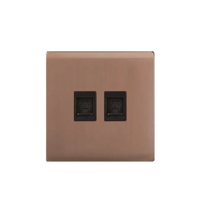 Clopal Thunder Series 1-2 Gang Telephone Outlet Secondary image