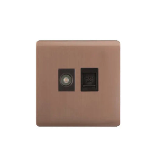 Clopal Golden Metallic Power Plug Socket With LED Price in Pakistan