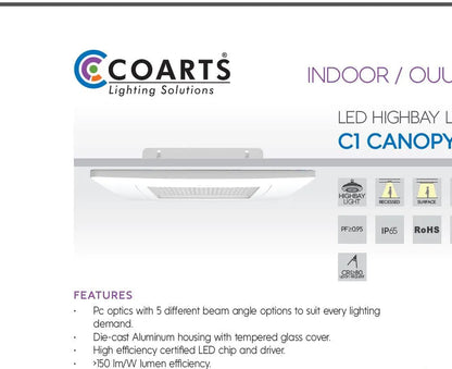 C1-Canopy Highbay LED Light Price in Pakistan