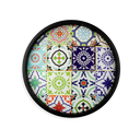 Colorful Rangoli Art Design Round Tray