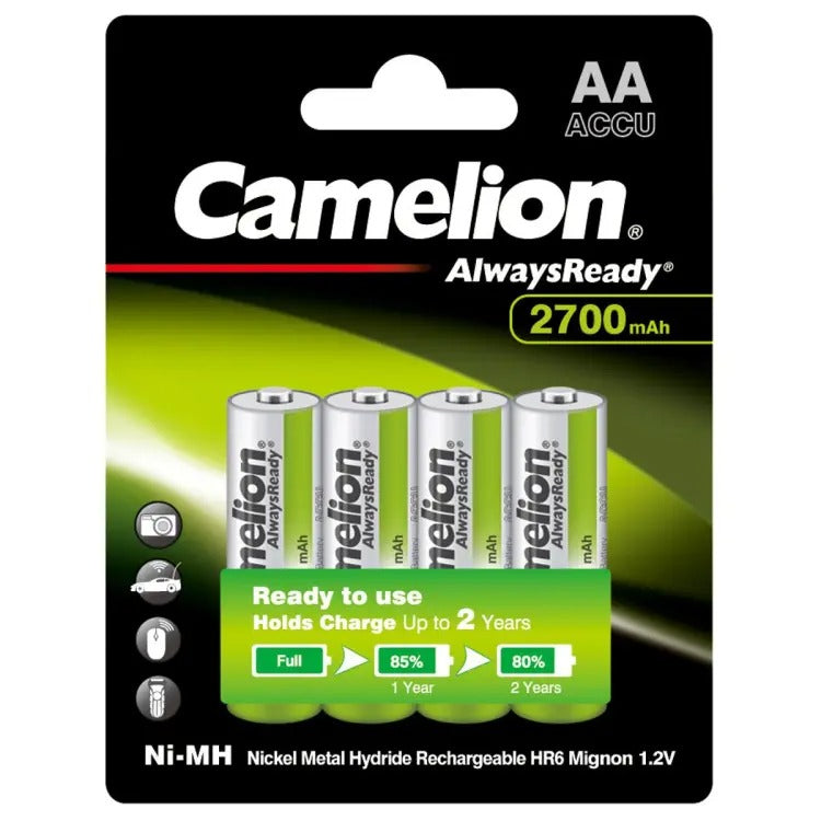 Camelion rechargeable AA 4 Batteries