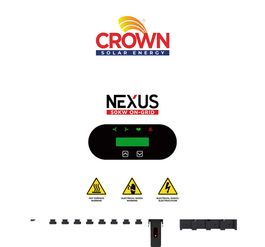 Crown Nexus 50KW On-Grid Solar Inverter in Pakistan