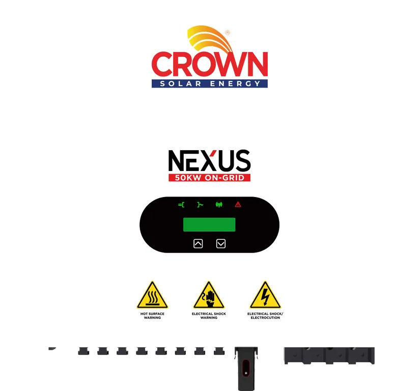 Crown Nexus 50KW On-Grid Solar Inverter in Pakistan Main image