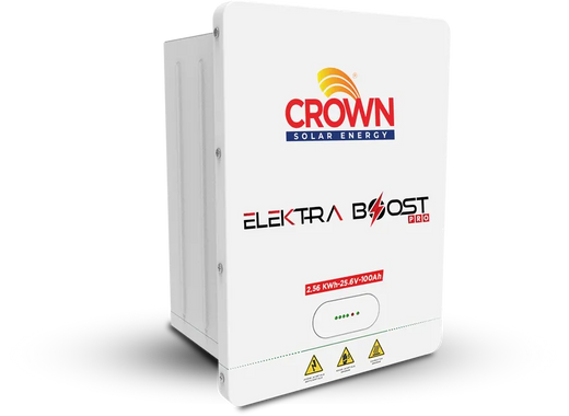 Crown Solar Energy Lithium Battery 25.6V 100Ah Price in Pakistan