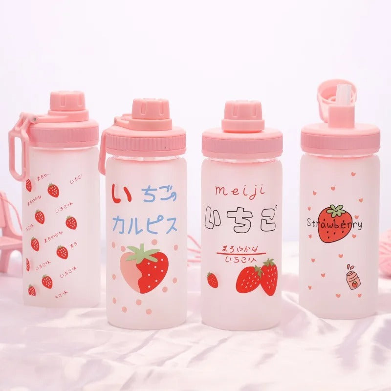 Cute Pink Strawberry Water Bottle Price in Pakistan