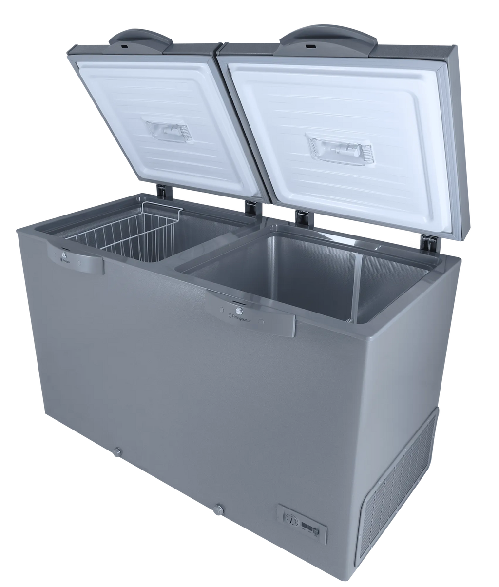 Dawlance Inverter Twin Door Deep Freezer-Gray