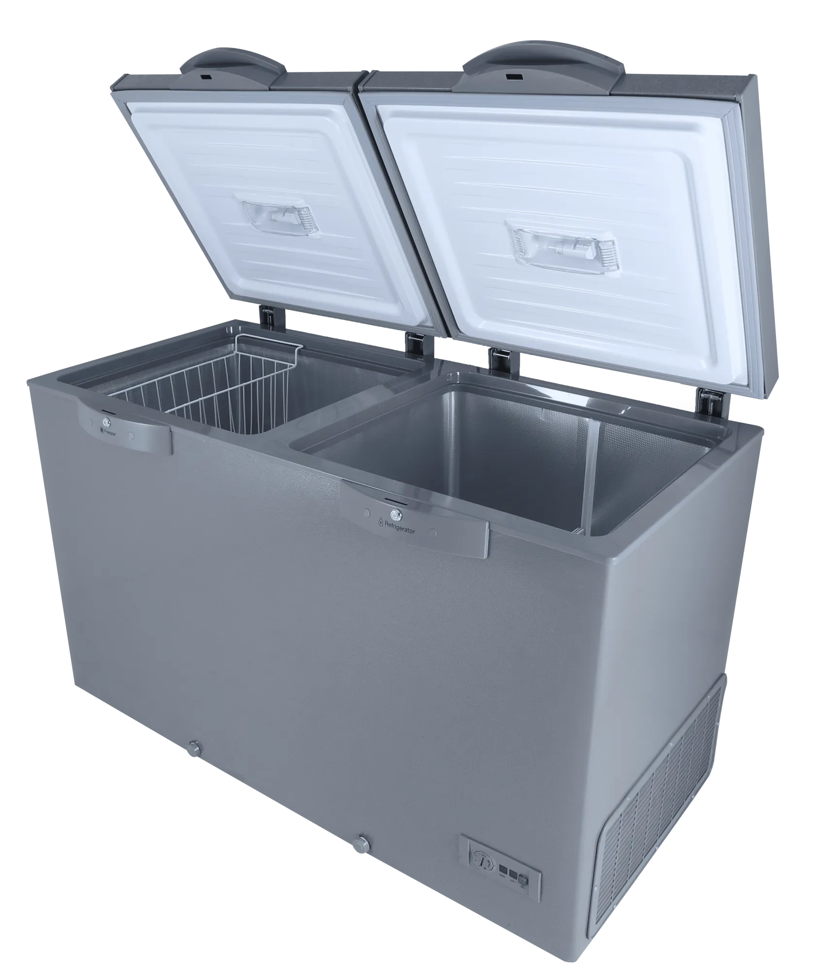 Dawlance Inverter Twin Door Deep Freezer-Gray