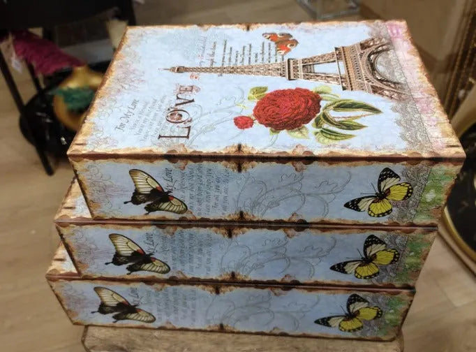 Decorative 3pcs Book Storage Set in Pakistan Main image