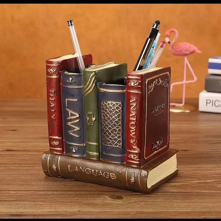 Decorative Book Pen Holder Retro Secondary image