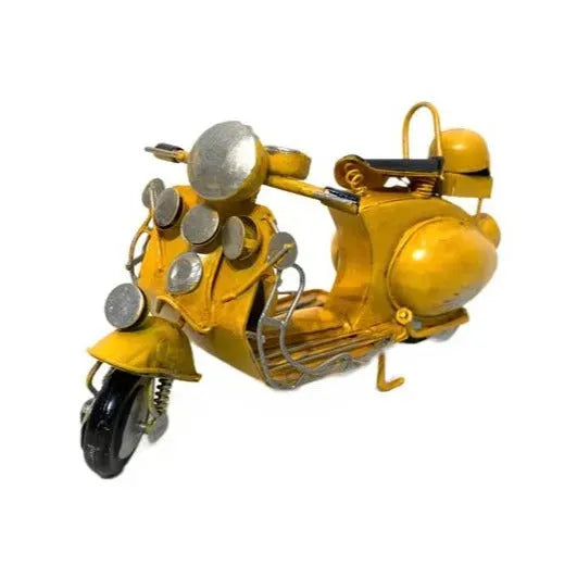 Decorative Vespa Bike Yellow Secondary image