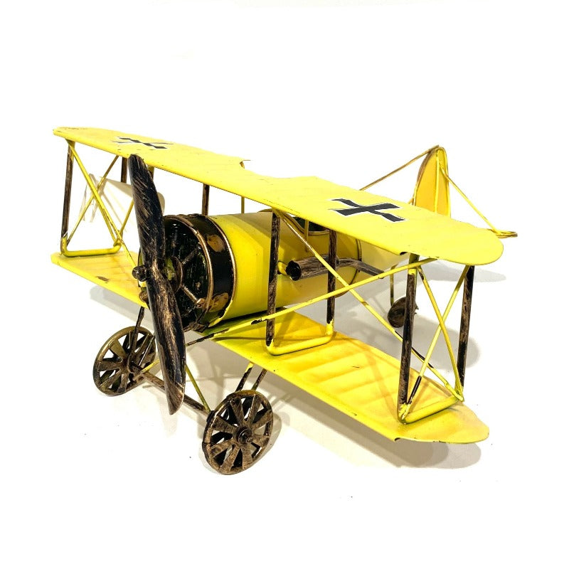 Decorative Vintage Air Plane Yellow