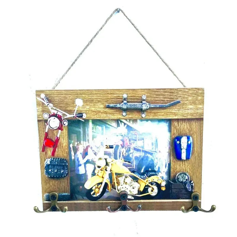 Decorative Wooden Key Holder Secondary image