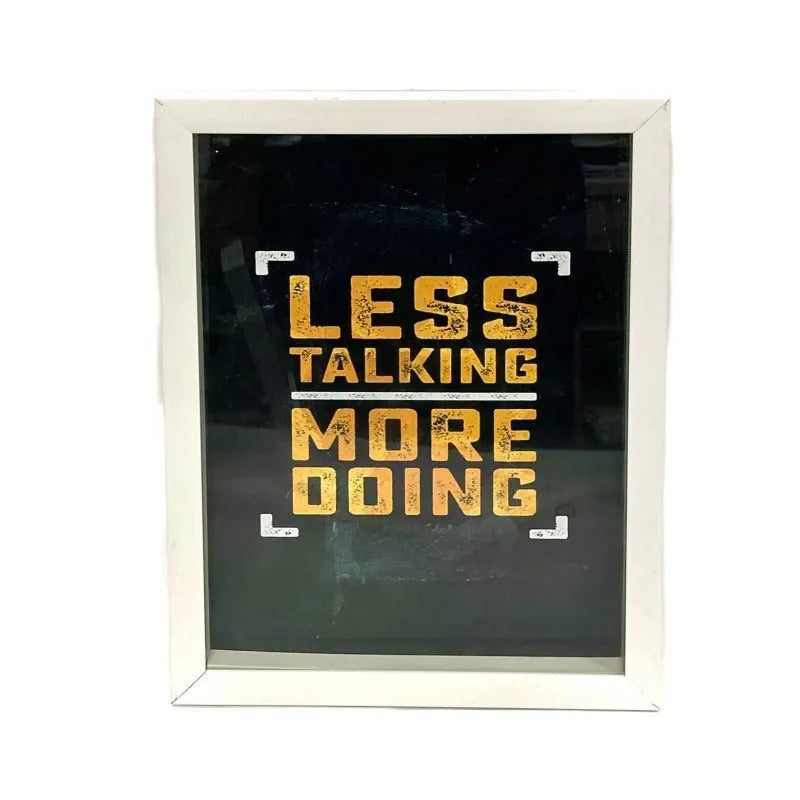 Deeds Over Words Wall Frame Price in Pakistan Main image