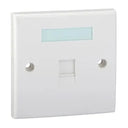 Digilink 1 Gang Shuttered Wall Plate