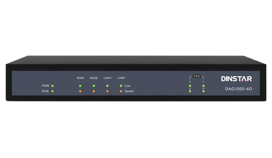 Dinstar DAG1000-4O 4-FXO Analog VoIP Gateway Price in Pakistan