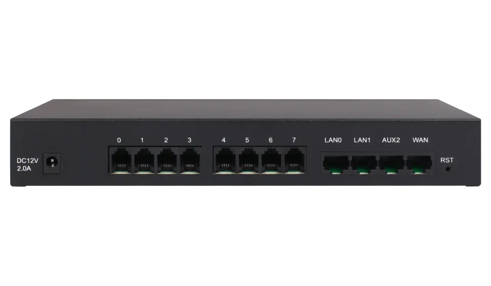 Dinstar DAG1000-4S4O Hybrid Analog VoIP Gateway