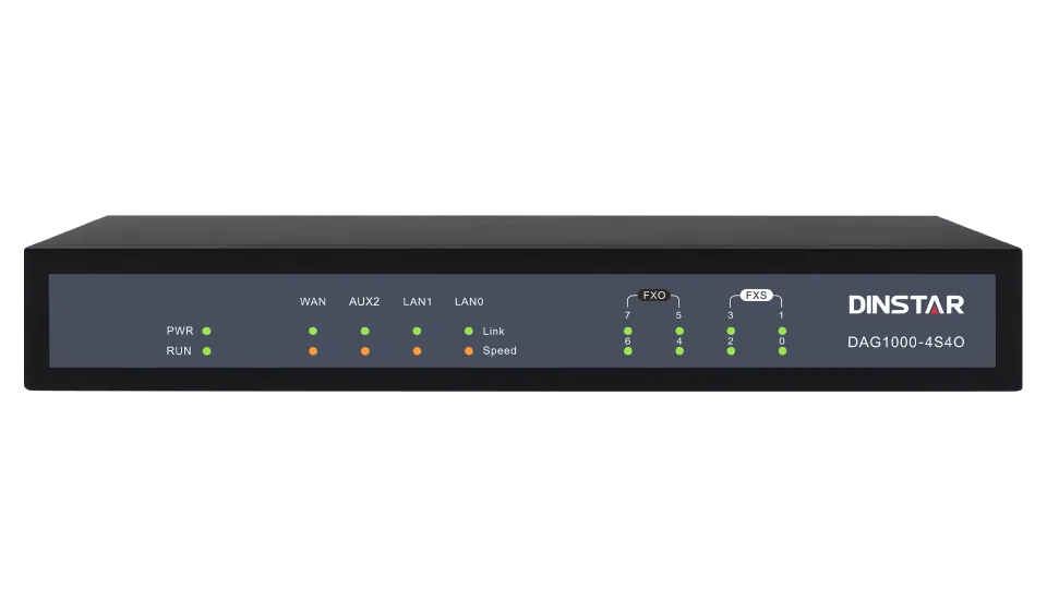 Dinstar DAG1000-4S4O Hybrid Analog VoIP Gateway Price in Pakistan Main image