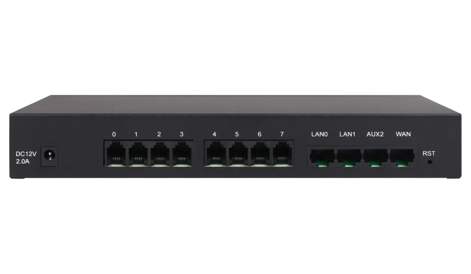 Dinstar DAG1000-8O 8-FXO Analog VoIP Gateway Main image