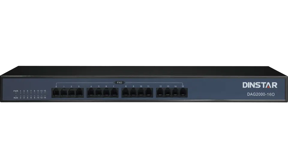Dinstar DAG2000-16O 16-FXO Analog VoIP Gateway Secondary image