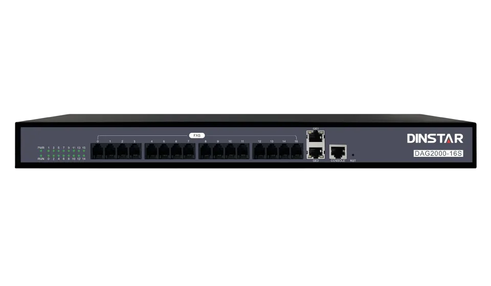 Dinstar DAG2000-16S(GE) 16 FXS Analog VoIP Gateway Price in Pakistan