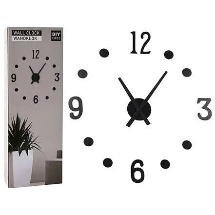 DIY Black Wall Clock Price in Pakistan