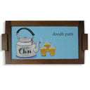 Doodh Patti Kettle Design Tray
