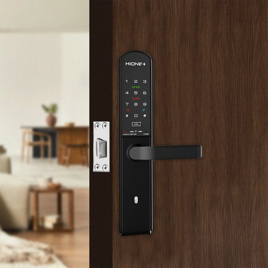 HIONE Plus Digital Door Lock (RF Key, Password, Metal Key) Price in Pakistan