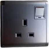 pieno 1 4 gang 1 way switch with fluorescent locator Price in Pakistan Main image
