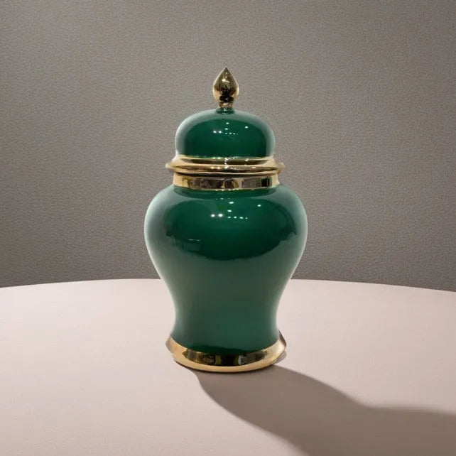 Emerald Ceramic Vase Medium Secondary image