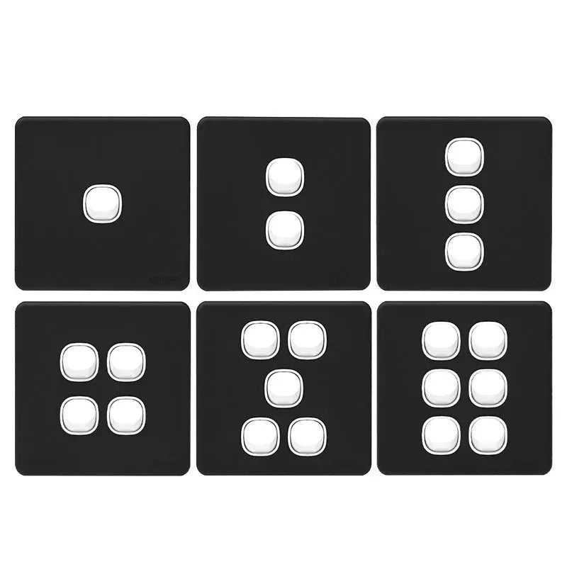 Enigma 1 Gang Flush Switch Silver Shimmer  Price in Pakistan