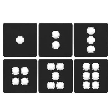 Enigma 1 Gang Flush Switch Silver Shimmer  Price in Pakistan