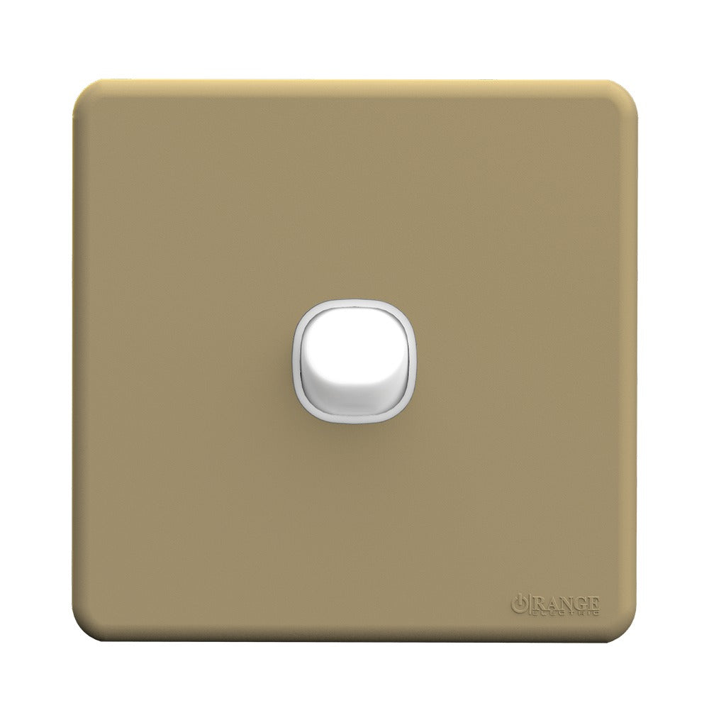 Enigma 1 Gang Flush Switch Gold Shimmer Price in Pakistan