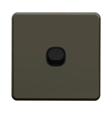 Enigma 2 Gang Flush Switch Gunmetal Price in Pakistan