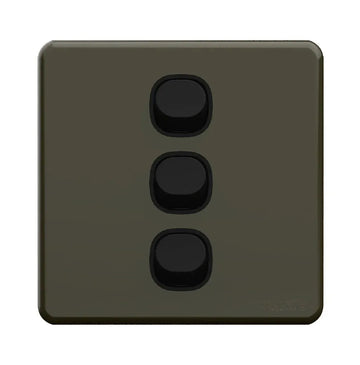 Enigma 4 Gang 2 Way Flush Switch Gun Metal Price in Pakistan
