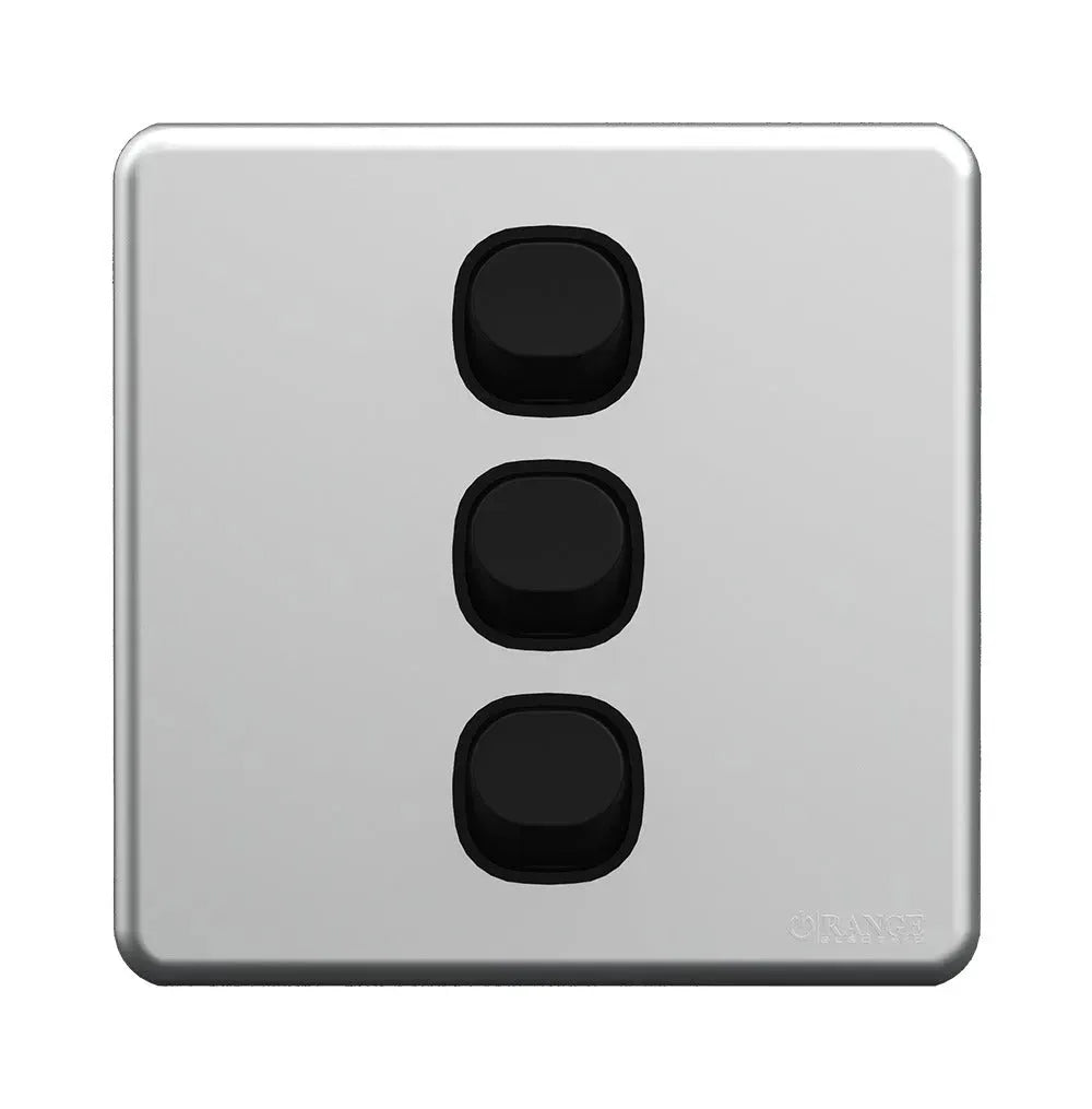 Enigma 4 Gang Flush Switch Pearl Black Price in Pakistan