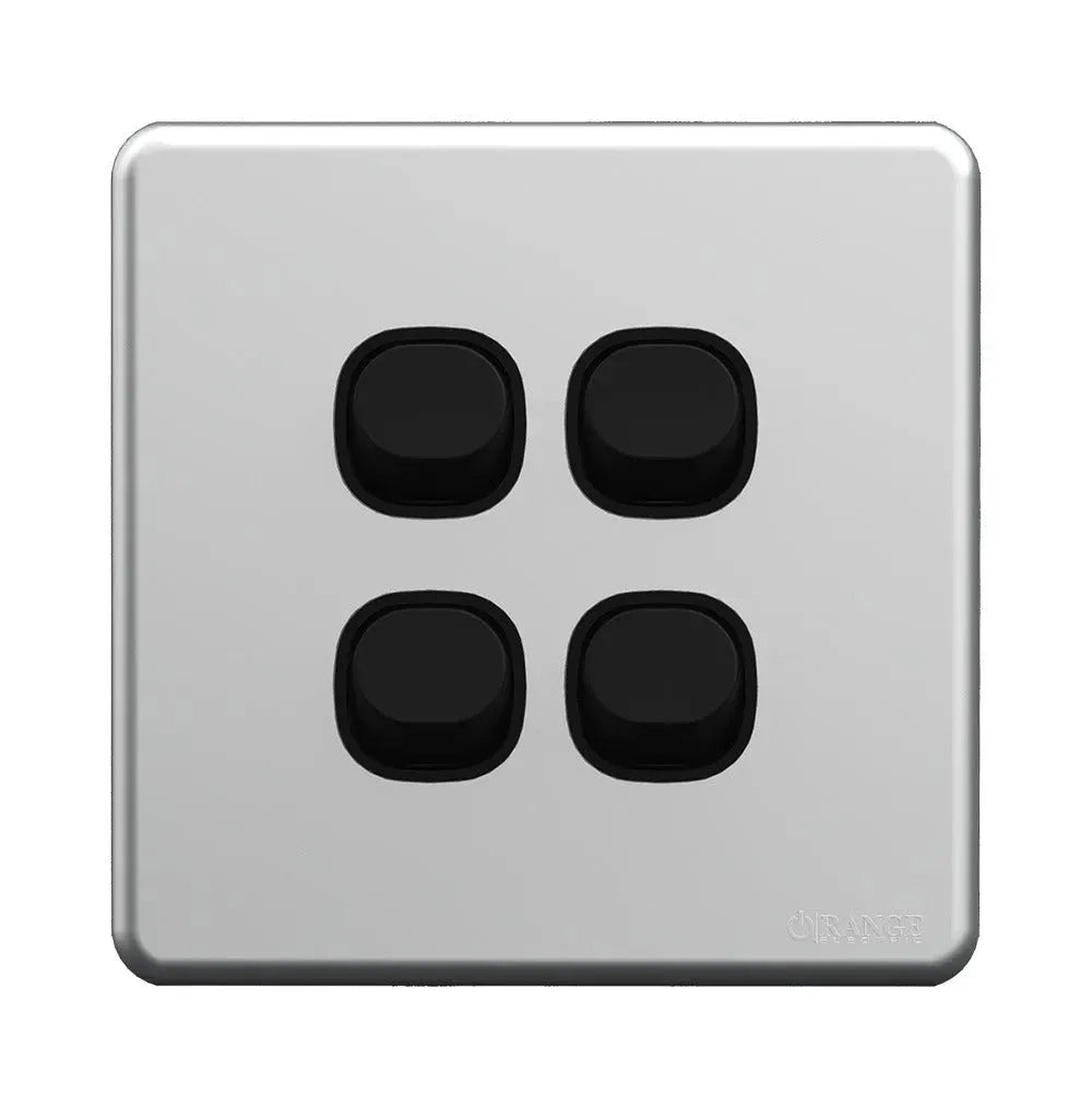 Enigma 5 Gang 2 Way Flush Switch Pearl Black Price in Pakistan