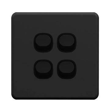 Enigma 1 6 Gang Stone Black Switch White Color Price in Pakistan