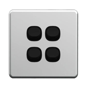 Enigma 5 Gang Flush Switch Pearl Black Price in Pakistan