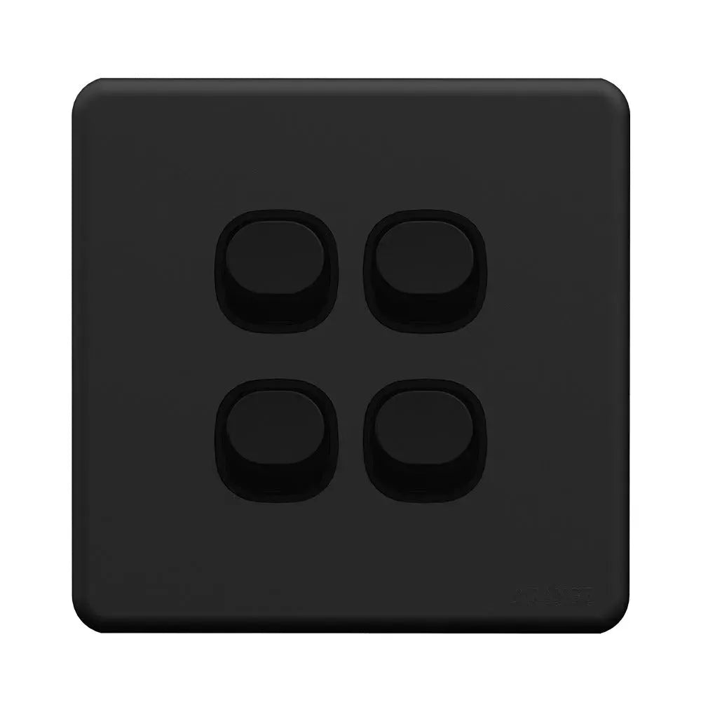 Akoya Single Multi Unswitched Socket Outlet Black Price in Pakistan